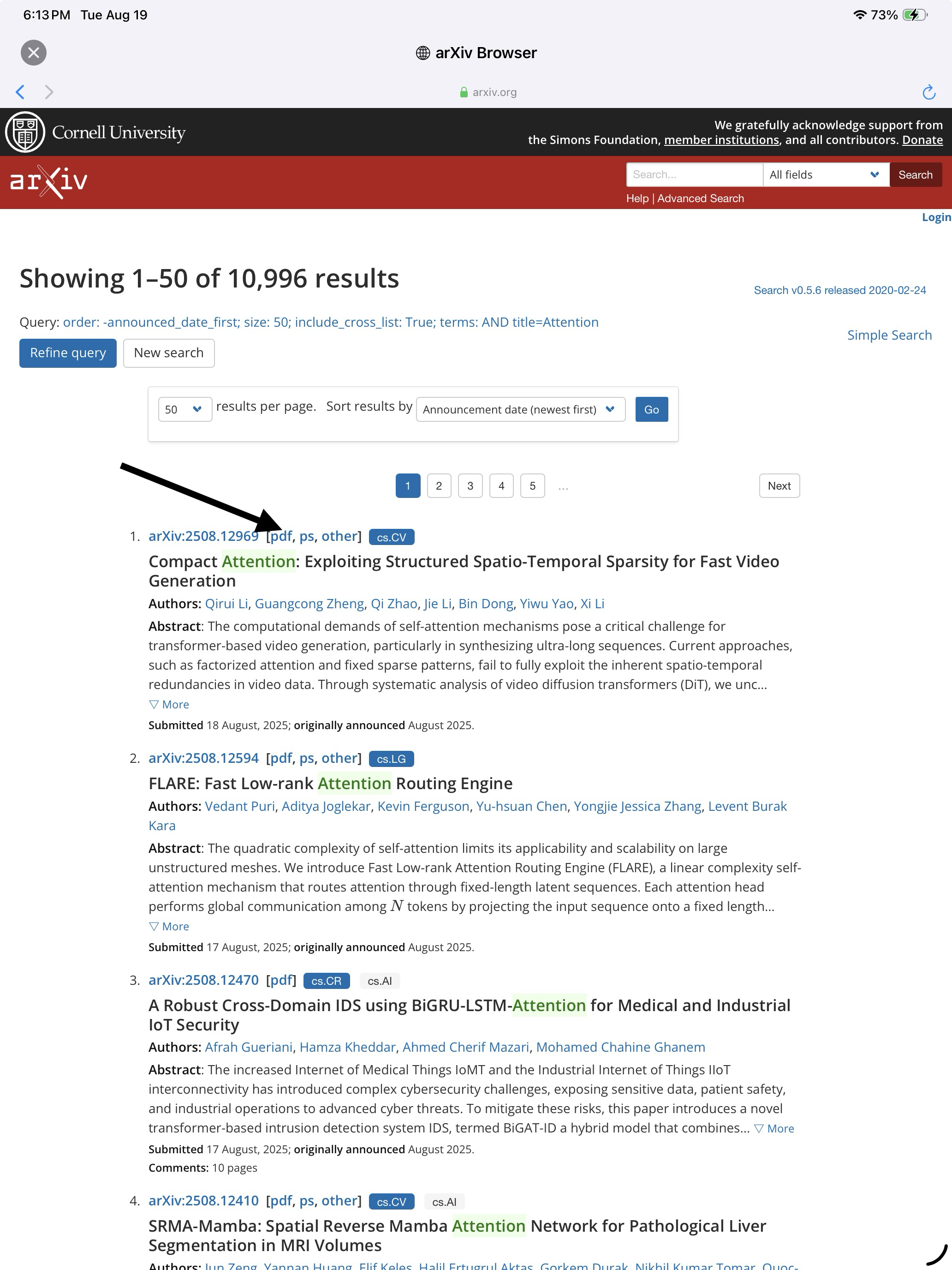 arXiv Search